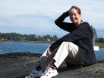 This is me in Nova Scotia - very happy.