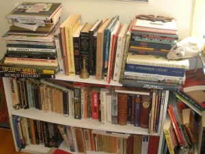 Too many books or too few shelves?