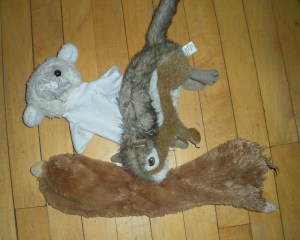 Dogs leave a path of carnage.