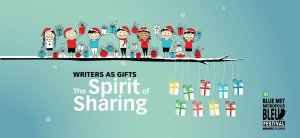 Blue Met Writers as Gifts banner