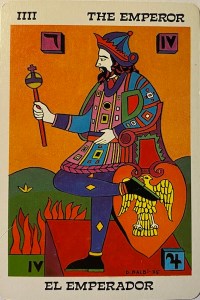 The Emperor card in Tarot Balbi